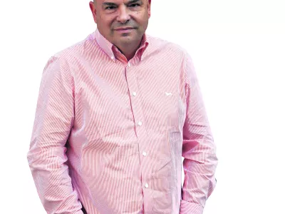 - 17.10.2022 - Dr. Stefano Lusa, slovensko-italijanski zgodovinar, novinar in publicist, dnevnikov kolumnist//FOTO: Tomaž Skale