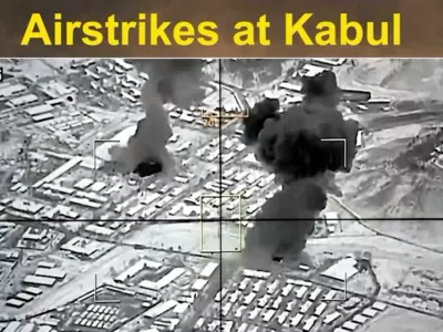 Smoke rises following what Pakistani and Taliban officials say are Pakistani strikes, in Kabul, Afghanistan, in this still image taken from video released February 27, 2026.  Pakistani security forces/Handout via REUTERS  THIS IMAGE HAS BEEN SUPPLIED BY A THIRD PARTY. IMAGE OVERLAY FROM SOURCE. TPX IMAGES OF THE DAY    VERIFICATION: - Road layout and position of buildings matched satellite imagery - Shape of the mountains matched topography mapping - Date not verified - Pakistani ministry of information and broadcasting said on a Facebook post on February 26 (Thursday) they had struck targets in multiple locations in Afghanistan - Taliban spokesman Zabihullah Mujahid wrote on X on February 27 (Friday) that airstrikes were carried out in Kabul - No older versions of the video were found online upon checking
