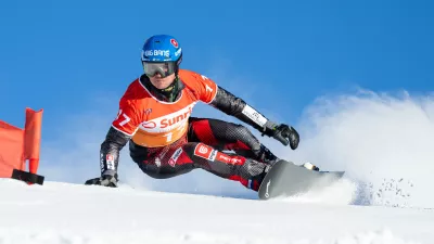 Visa FIS Snowboard Alpine World Cup - Scuol SUI - PGS - KOSIR Zan SLO &copy; Miha Matavz/FIS
