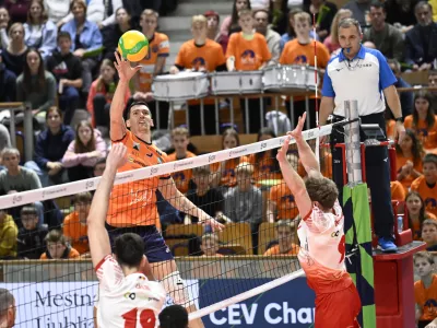 Alen &Scaron;ket13.11.2025 ACH Volley - Dinamo Bukare&scaron;ta v drugem krogu kvalifikacij za evropsko ligo prvakovFoto: Nik Erik Neubauer