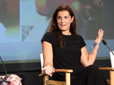 Rovinj: Weekend Media Festival, Kim Kardashian - fenomen koji je promjenio svijet ljepote 22.09.2018., Rovinj - 11. Weekend Media Festival. Panel diskusija Kim Kardashian - fenomen koji je promjenio svijet ljepote. Manja Grcic.rPhoto: Borna Filic/PIXSELL 