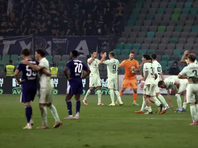 31.08.2025 - Nogomet - Stadion Stožice - derbi Olimpija Maribor Foto: Luka Cjuha