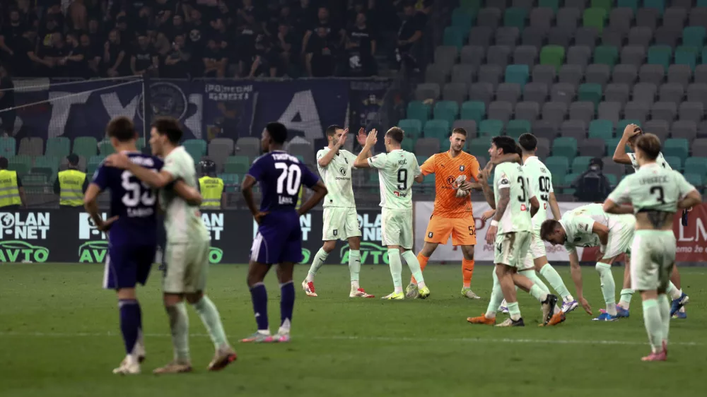 31.08.2025 - Nogomet - Stadion Stožice - derbi Olimpija Maribor Foto: Luka Cjuha