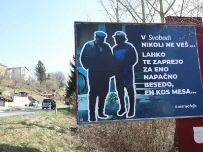 Plakat, citat Tone Partljič, Svoboda