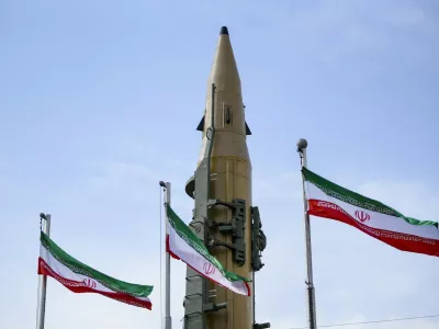 Raketa sejjil, ki sodi med najsodobnej&scaron;e iransko orožje. / Foto: Profimedia