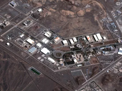 A satellite image shows the Natanz fuel enrichment complex, Iran, March 7, 2026, amid the U.S.-Israeli conflict with Iran. Vantor/Handout via REUTERS. THIS IMAGE HAS BEEN SUPPLIED BY A THIRD PARTY. NO RESALES. NO ARCHIVES. MANDATORY CREDIT. MUST NOT OBSCURE LOGO.