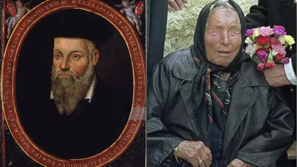 Nostradamu in Baba Vanga