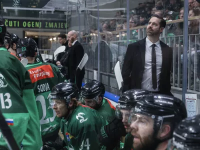 Ben Cooper- 17.01.2026 - finale državnega prvenstva v hokeju med Olimpija in Jesenice. Olimpija je osvojila naslov državnega prvaka//FOTO: Jaka Gasar