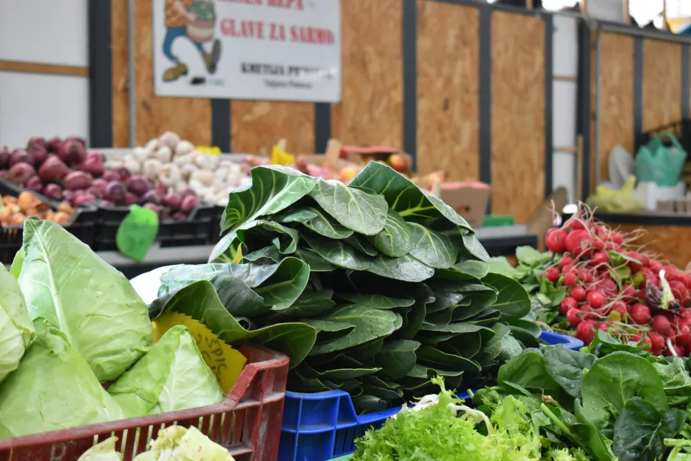 5.3.2026 - Tržnica BTC - živilska tržnica - zelenjavaFoto: Lovro Milek