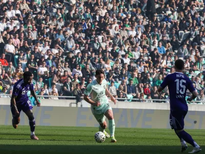 - Dimitar Mitrovski,- 08.03.2026. 1. liga Telemach v nogometu. NK Olimpija - NK Maribor, derbi.//FOTO: Bojan Velikonja