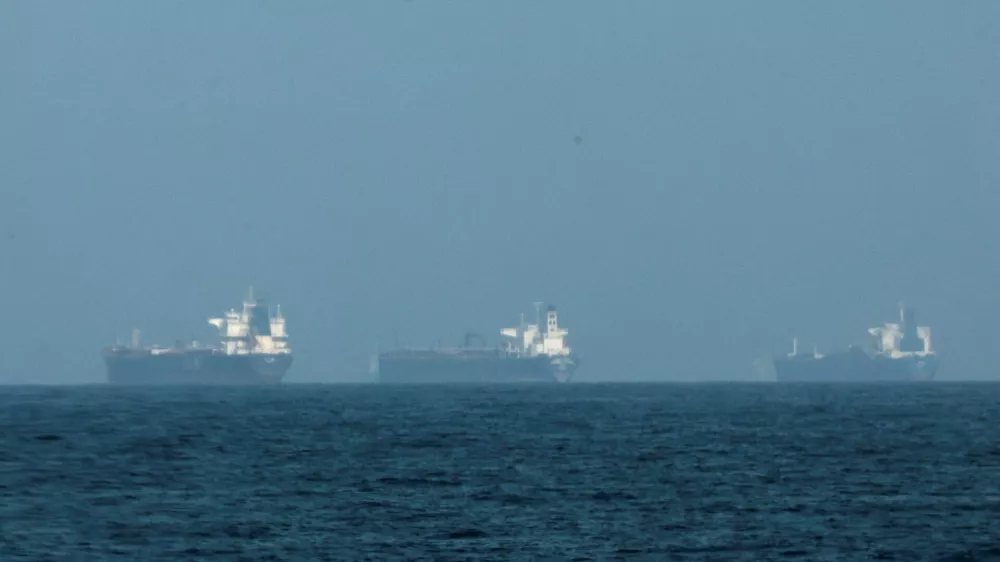 Tankers are seen off the coast of the Fujairah, as Iran vows to close the Strait of Hormuz, amid the U.S.-Israel conflict with Iran, in Fujairah, United Arab Emirates, March 3, 2026. REUTERS/Amr Alfiky