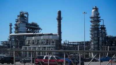 The BP Whiting Refinery is seen Monday, March 9, 2026, in Indiana. (AP Photo/Erin Hooley)