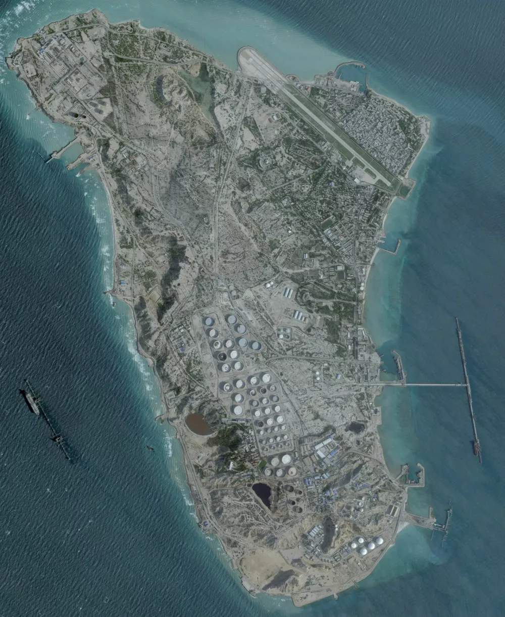 A satellite image shows an oil terminal at Kharg Island, Iran, February 25, 2026. 2026 Planet Labs PBC/Handout via REUTERS  THIS IMAGE HAS BEEN SUPPLIED BY A THIRD PARTY. MANDATORY CREDIT