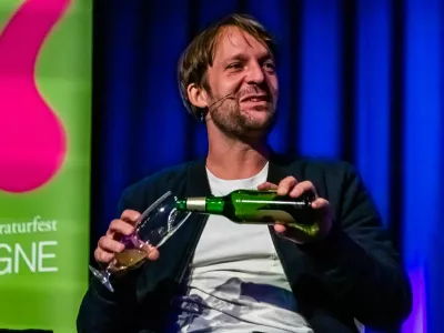 2DCMA1B Rene Redzepi at the presentation of his book "Fermentation" at Lit.Cologne, Germany