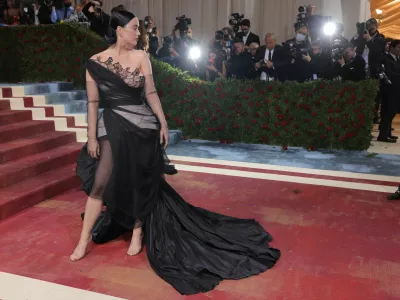 Katy Perry arrives at the In America: An Anthology of Fashion themed Met Gala at the Metropolitan Museum of Art in New York City, New York, U.S., May 2, 2022. REUTERS/Andrew Kelly