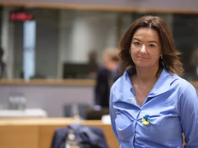 Belgija, Bruselj.Zasedanje zunanjih ministrov EU.Ministrica za zunanje in evropske zadeve Tanja Fajon.