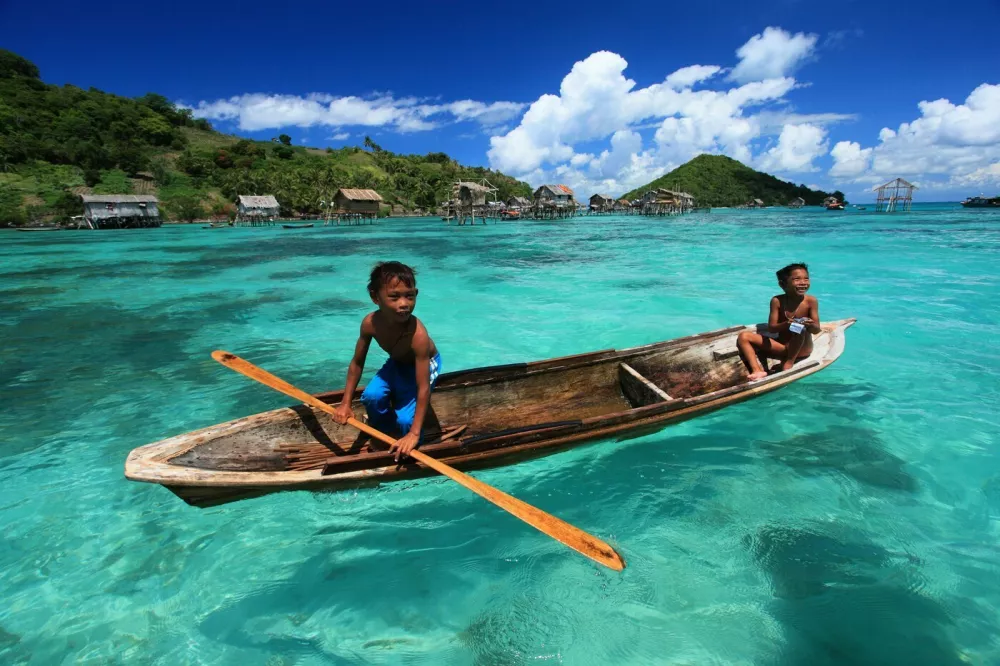 The sea gypsy of Bohey Dulang, Semporna Sabah,Image: 89385493, License: Rights-managed, Restrictions:, Model Release: no