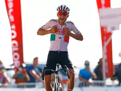 Isaac del Toro je pot do skupne zmage tlakoval v soboto. 