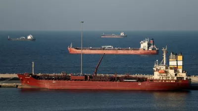FILE PHOTO: Luojiashan tanker sits anchored in Muscat, as Iran vows to close the Strait of Hormuz, amid the U.S.-Israeli conflict with Iran, in Muscat, Oman, March 7, 2026. REUTERS/Benoit Tessier/File Photo