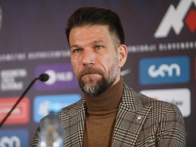  - Bo&scaron;tjan Cesar, novi selektor članske reprezentance, - 21.01.2026. - Tiskovna konferenca NZS ob imenovanju Bo&scaron;tjana Cesarja za selektorja slovenske nogometne reprezentance.//FOTO: Bojan Velikonja