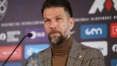  - Boštjan Cesar, novi selektor članske reprezentance, - 21.01.2026. - Tiskovna konferenca NZS ob imenovanju Boštjana Cesarja za selektorja slovenske nogometne reprezentance.//FOTO: Bojan Velikonja