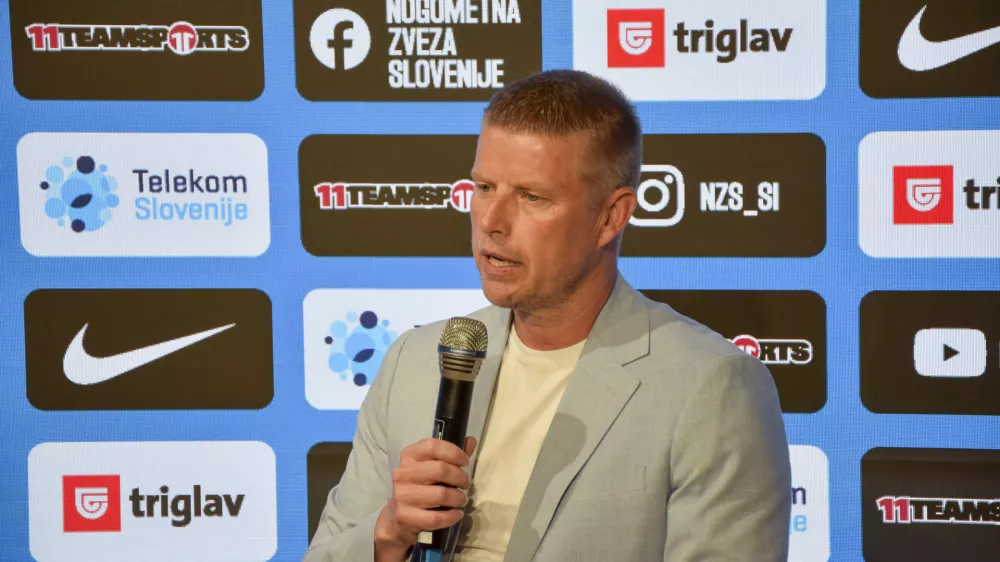 05.06.2025 - novinarska konferenca selektorja Slovenije, Andrej Razdrh - selektor foto:voranc kramberger