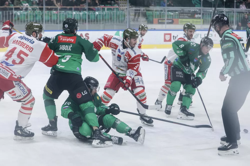 - 17.03.2026 - hokej - četrtfinale lige ICEHL med Olimpija: Bolzano//FOTO: Jaka Gasar