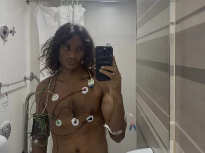 Story from Jam Press (Worlds Unluckiest Man)Pictured: Jaden Hoedemaker in hospital after his stroke. Model with nine lives suffers stroke aged 26 with 'no warning signs' but survives thanks to 'guardian angels'A model has survived suffering a stroke aged 26 but this is just the last in a long line of death-defying incidents.Jaden Hoedemaker has already lived through being bitten by a deadly spider, getting trapped on a mountain, a horror car crash and nearly drowning.The young man's life is a series of calamities as he appears to have nine lives &ndash; with five incidents so far.The latest shock came while he was having an early morning shower in a hotel, as he was rushed to hospital after having a stroke."Modelling has allowed me to travel to places all over the world, not necessarily just to model," he told What's The Jam."I remember waking up really excited ready to check out of the hotel and go adventuring."I stepped in the shower, closed my eyes feeling the water and when I opened my eyes all of a sudden I felt weird."I got dressed, felt a lot of confusion, a bit dizzy and then I tried telling my friend I felt a bit weird &ndash; but the words were not coming out of my mouth."I thought I was just really tired so I laid down for 30 minutes but when I got up again, nothing had changed, I still couldn't talk."I then phoned my friend who is a doctor and she recognised I might be having a stroke."Jaden, who was travelling in Rio de Janeiro, Brazil, at the time of the incident claims he was instructed by doctors to "take a paracetamol".He said: "[At the first hospital]. I was told I needed to just take a paracetamol."[We then went to another hospital but they] did not take me seriously either, they said I was dehydrated."My doctor friend said I needed to see a neurologist."So after I arrived in Sao Paulo [the next destination on my travel list], I went to another hospital and told them I needed a neurologist because I might have had a stroke."I was admitted into ICU and they confirmed that I had just had a stroke and I needed to recover."Jaden was admitted and had to recover in hospital for two weeks.He says there were no warning signs to his stroke but he puts it down to his hectic lifestyle.Jaden believes his survival was down to his strong faith in God.He said: "My life has been full of misfortune."I was bitten by a deadly spider at five, stranded at the edge of a mountain and air lifted to safety with my friends when I was 17."I almost drowned while surfing in Bali at 23 and had a near fatal car crash when I was 22."It's easy to just become depressed but prayer got me out of that when I had no idea how I was going to get through things."I have always believed in God and that I have these guardian angels."The doctors said they found no signs that could have led to a stroke &ndash;&nbsp;I live a healthy lifestyle, no drugs, no alcohol, good diet."I may have overworked myself for a very long time though."Doing 10 things at once was never a good idea, even though my blood pressure was completely normal."I think I should have slowed down a bit, I lived my life at 200mph."The doctors said I had a full spontaneous recovery - those words don't leave my head &ndash; by God's grace I believe."Jaden is now back to modelling but can no longer surf, which was his favourite physical activity.He said: "I remember getting out the hospital feeling fragile mentally and physically, I thought the awesome life I lived might be gone."I am taking it very easy."Unfortunately I can't surf, that's usually my main form of physical and mental exercise."I just can't risk any blows to the head right now until they find out the cause of the stroke."[But I have] started modelling again and had some photoshoots, and am starting to feel confident about myself again."I'm feeling optimistic, energetic and joyful to just be alive."I never paid attention to my health; it was never the main focus as I was distracted with trying to make everything else a priority instead of just relaxing and taking time for myself."That's changed now."Remember your health is your wealth."ENDSEDITOR'S NOTE:&nbsp;Video Usage Licence:(EXCLUSIVE) We have obtained an exclusive licence from the copyright holder. A copy of the licence is available on request.Video Restrictions: None.,Image: 1081358157, License: Rights-managed, Restrictions: EDITOR'S NOTE:&nbsp;Video Usage Licence:(EXCLUSIVE) We have obtained an exclusive licence from the copyright holder. A copy of the licence is available on request.Video Restrictions: None., Model Release: no