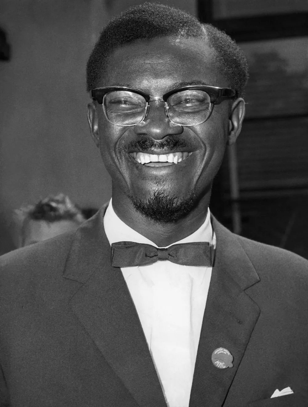 FILE - Portrait of independence leader of the Democratic Republic of Congo Patrice Lumumba during a press conference in Leopoldville (today Kinshasa), Congo, on June 16, 1960. (AP Photo, File)