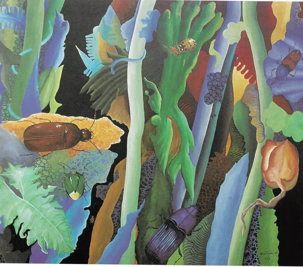 O naravi nič novega XI, 1976, olje na platnu, 135 x 160 cm / Foto: Arhiv Zdslu