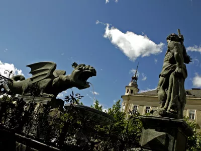 - glavni trg Celovec- Avstrijska Koro&scaron;ka 2010 - slovenska majn&scaron;ina//FOTO: Bojan Velikonja OPOMBA: ZA OBJAVO V PRILOGI &ndash; DNEVNIKOV OBJEKTIV - REPORTAŽA