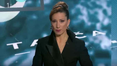 Erika Žnidar&scaron;ič med oddajo / Foto: zajem zaslona / Foto: Zajem Zaslona