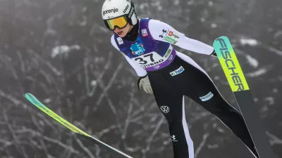 - Nika Vodan,- 10.01.2026. - Svetovni pokal v smučarskih skokih za ženske, Ljubno 2026.//FOTO: Bojan Velikonja