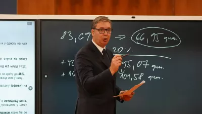 24, August, 2025, Belgrade - At the Palace of Serbia, the President of the Republic of Serbia presented a new package of economic measures to improve the living standards of citizens. Aleksandar Vucic. Photo: Antonio Ahel/ATAImages24, avgust 2025, Beograd - U Palati Srbija novi paket ekonomskih mera za poboljsanje zivotnog standarda gradjana predstavio je predsednik Republike Srbije Aleksandar Vucic. Photo: Antonio Ahel/ATAImages Photo: Antonio Ahel/ATAImages/PIXSELL