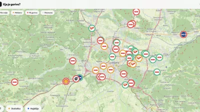 Na portalu lahko preverite, na katerih bencinskih črpalkah je gorivo še na voljo. Foto: zajem zaslona kje-je-gorivo.com
