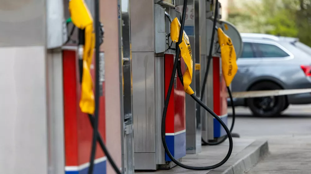 A closed petrol station in Ljubljana, Slovenia, March 22, 2026. REUTERS/Antonio Bronic