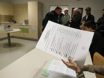 22.3.2026 - volitve v državni zbor 2026 - parlamentarne volitve 2026 - voli&scaron;čeFoto: Luka Cjuha