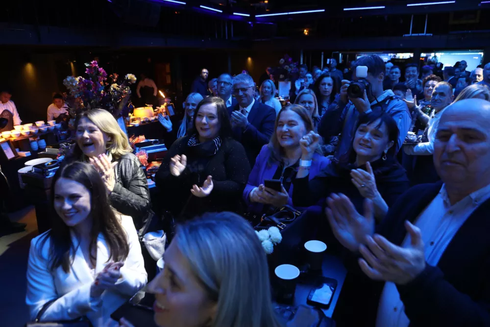 Gibanje Svoboda22.3.2026 - volitve v državni zbor 2026 - parlamentarne volitve 2026 - spremljanje izidov volitrvFoto: Luka Cjuha