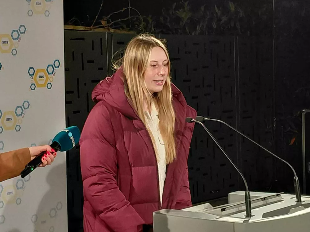 Evroposlanka SDS Zala Toma&scaron;ič.