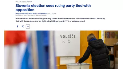 Volitve slovenija tujina