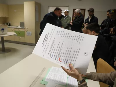 22.3.2026 - volitve v državni zbor 2026 - parlamentarne volitve 2026 - voli&scaron;čeFoto: Luka Cjuha