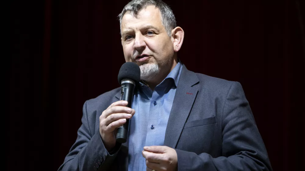 - Srečko Ocvirk, župan občine Sevnica- 04.04.2019 &ndash; Bo&scaron;tanj v Občini Sevnica - 1. Salon sadnih vin in sokov 2019 &ndash; poku&scaron;ina jabolčnikov, sadnih vin in sokov //FOTO: Matjaž Ru&scaron;t