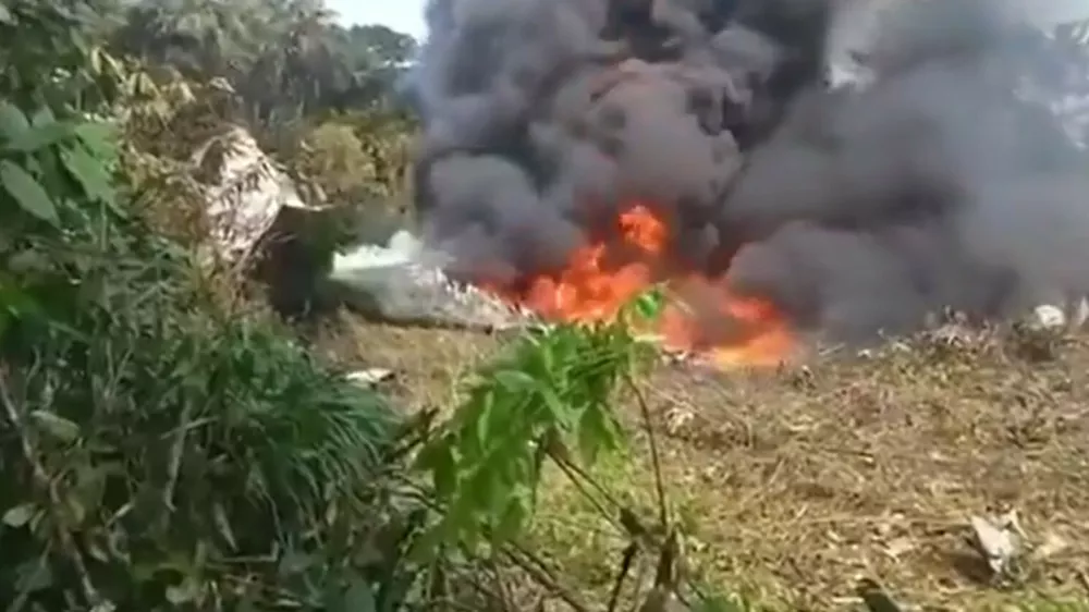 Kolumbija strmoglavljenje