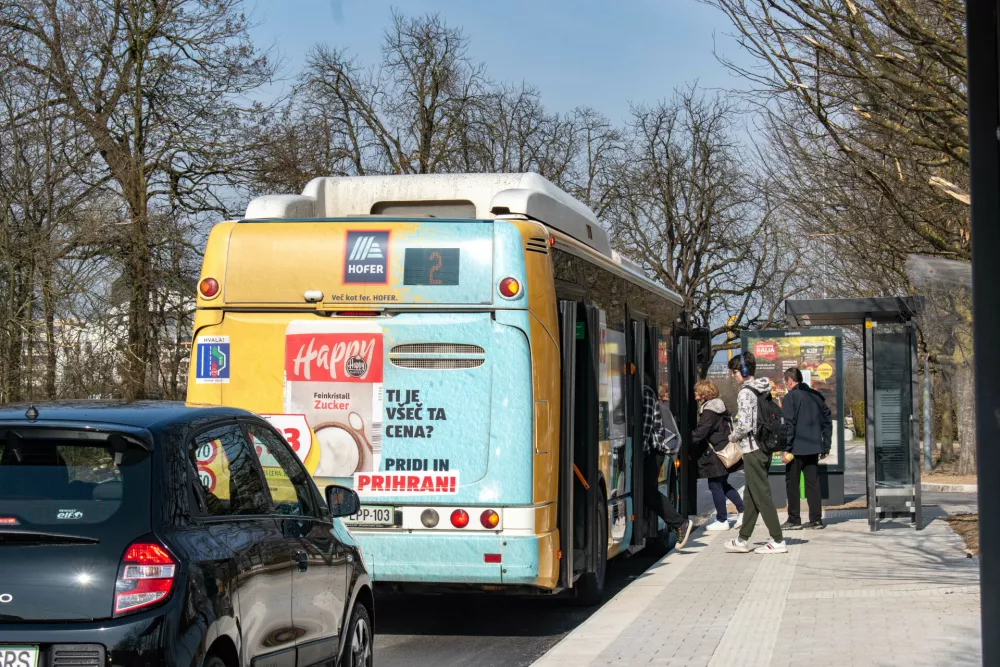 9.3.2026 - Avtobusna postaja LPP - Pokopali&scaron;ka cestaFoto: Lovro Milek
