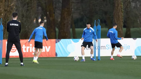 23.3.2026 trening nogometna reprezentanca slovenije.Foto Luka Cjuha