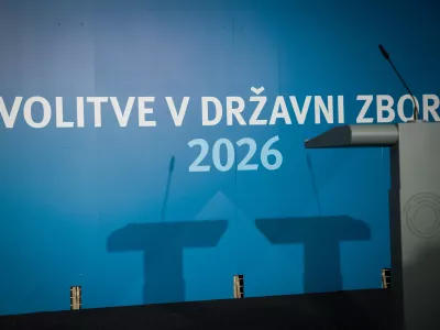 Ljubljana, DZ.Volitve v drzavni zbor 2026.Medijsko sredisce v DZ.