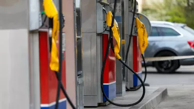A closed petrol station in Ljubljana, Slovenia, March 22, 2026. REUTERS/Antonio Bronic