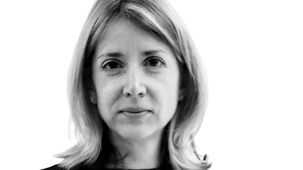 Veronika Rupnik Ženko- Redakcija Dnevnik 2024 - portreti za komentarje in kolumne - kolumnisti - komentatorji &ndash; novinarji - portret //FOTO: Luka Cjuha