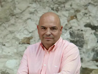 - 17.10.2022 - Dr. Stefano Lusa, slovensko-italijanski zgodovinar, novinar in publicist, dnevnikov kolumnist//FOTO: Tomaž Skale