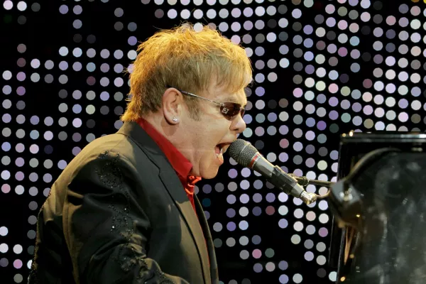 Ljubljana, Arena Stozice. Koncert Eltona Johna v sklopu turneje Greatest Hits Tour. Foto: Daniel Novakovic/STA